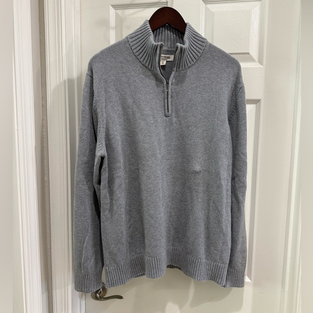 Goodthreads Men's Zip-Up Pullover Sweater